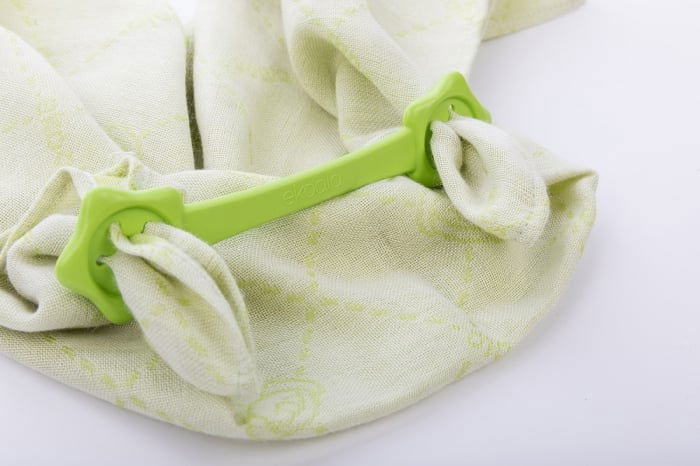 Set Swaddle si suport de prindere baveta, eKoala, Verde [3]