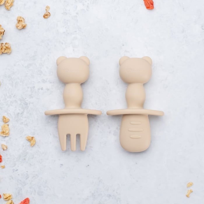 Set Tacamuri din silicon, AppeKids, The Little Bear- Bej [1]