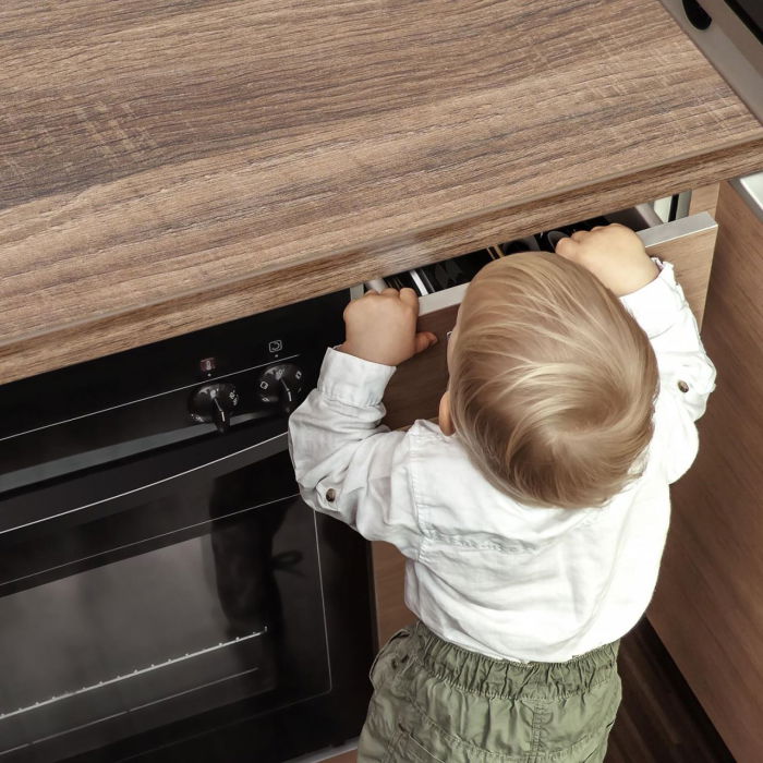 Sigurante pentru sertare si usi de dulapuri, 3 bucati, albe, Reer 71060 [8]