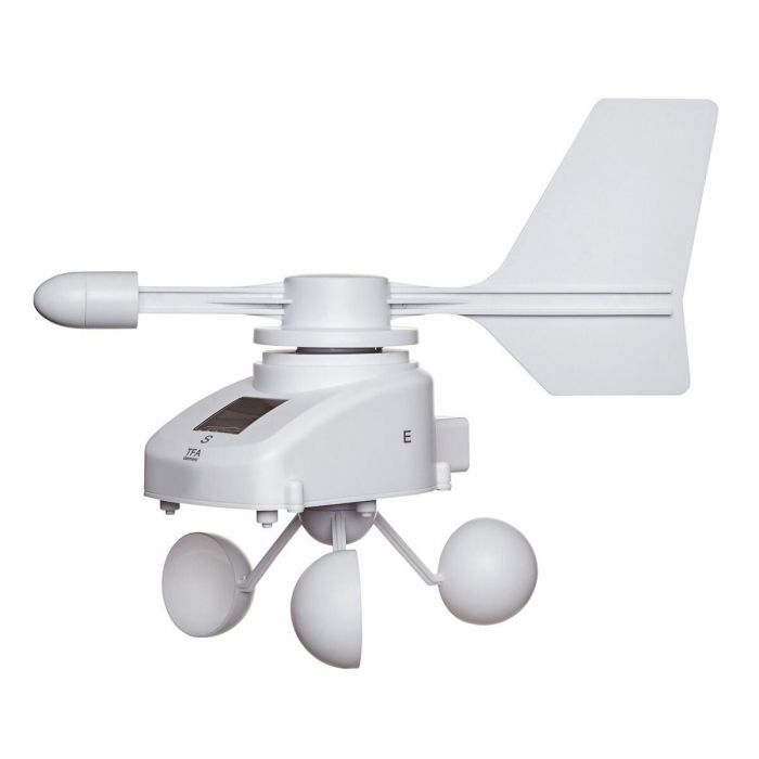 Sistem meteo SmartHome cu masurare temperatura, umiditate, precipitatii si viteza vant, data logger cu comunicare cu smartphone WEATHERHUB, TFA 31.4005.02 [4]