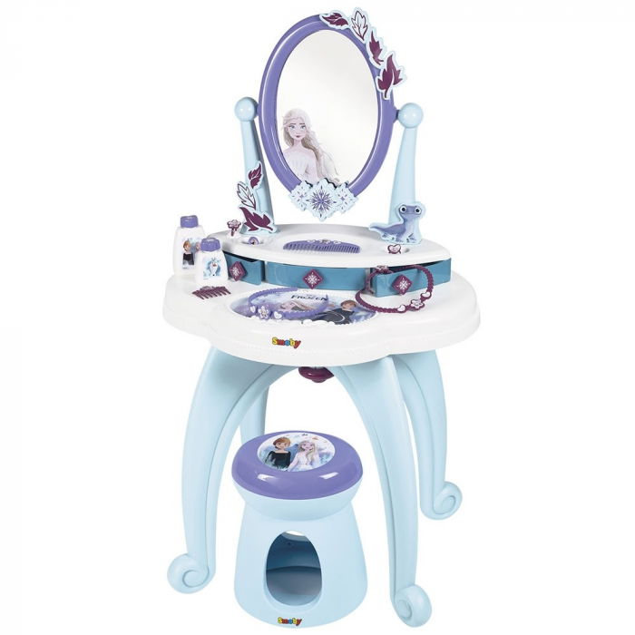 Smoby Masuta de machiaj  pentru fetite , Frozen Hairdresser 2 in 1 [1]