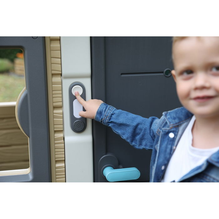 Sonerie electronica pentru casuta copii Smoby Doorbell gri [9]