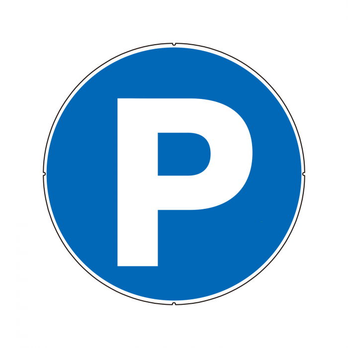 Stalp delimitare cu suport si semn de avertizare, set 3 buc [5]