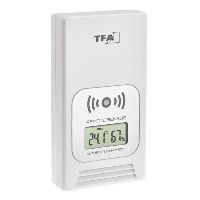 Statie meteo wireless LIFE TFA 35.1153.02, cu transmitator wireless extern inclus, alba [4]