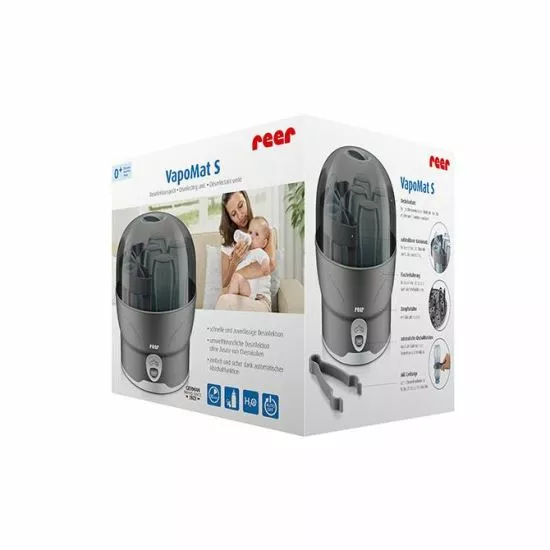 Sterilizator biberoane, cu abur fierbinte, capacitate 6 biberoane, Reer [2]