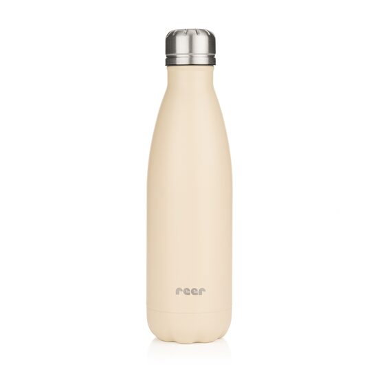 Sticla de baut termoizolanta din otel inoxidabil vidat Colour, 500 ml, bej, Reer [1]