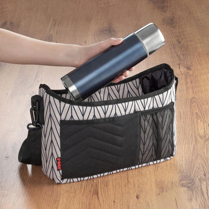 Sticla termos din otel inoxidabil vidat cu capac Colour, 450 ml, gri, Reer 90501 [4]