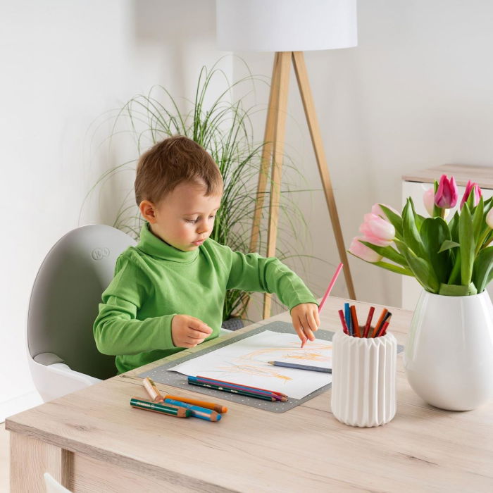 Suport de farfurii, antialunecare pentru bebelusi, din silicon rezistent la caldura, 41.5 x 30 cm, Reer Eat'n Tidy 25021 [9]