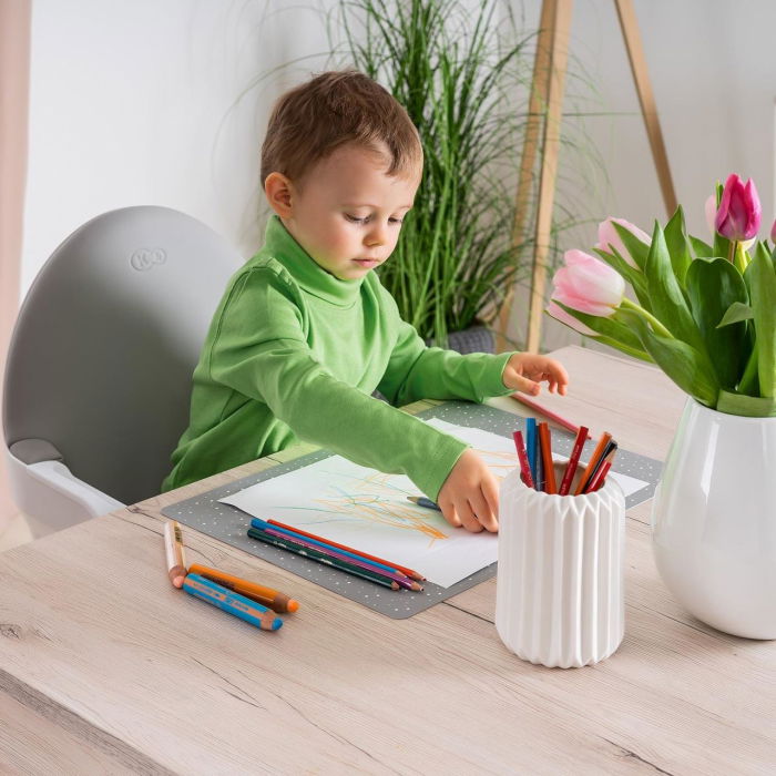 Suport de farfurii, antialunecare pentru bebelusi, din silicon rezistent la caldura, 41.5 x 30 cm, Reer Eat'n Tidy 25021 [8]