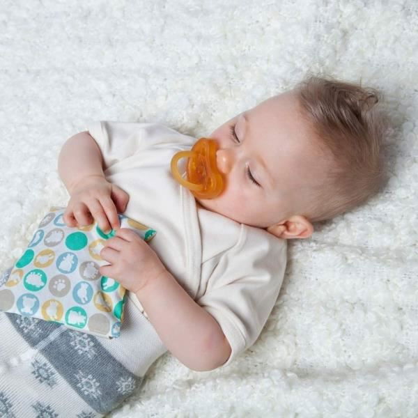 Suzeta ortodontica monobloc BIO, din latex de cauciuc organic, 0-6 luni, Grunspecht 670-00 [4]