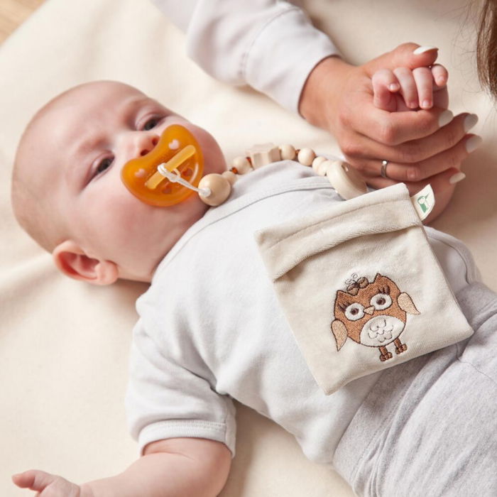 Suzeta ortodontica monobloc BIO, din latex de cauciuc organic, 0-6 luni, Grunspecht 670-00 [2]