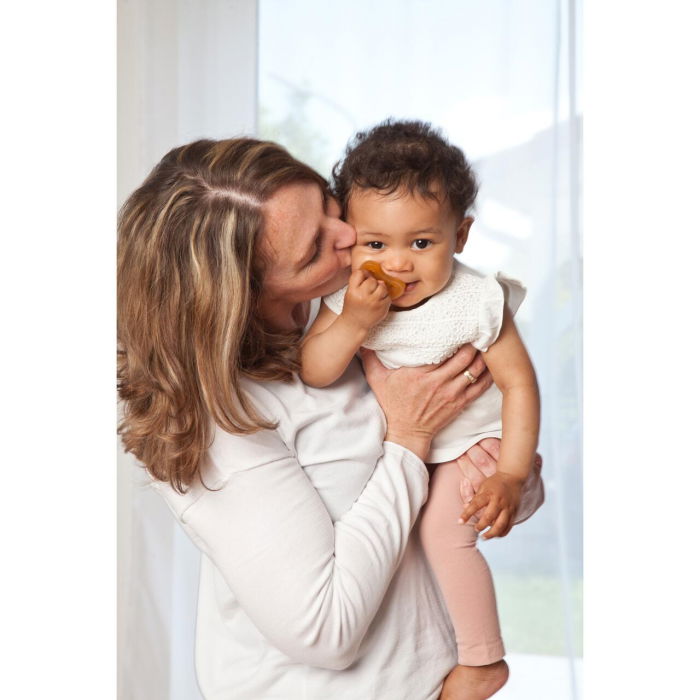 Suzeta ortodontica monobloc BIO, din latex de cauciuc organic, 6-18 luni Grunspecht 671-00 [4]