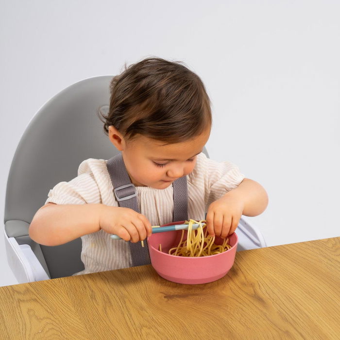 Tacamuri flexibile pentru copii, lingurita si furculita, fara BPA, albastru, 6+ luni, Reer 23033 [7]