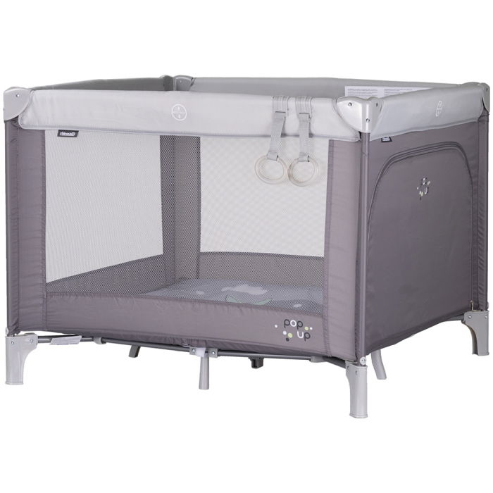 Tarc de joaca pliabil Chipolino Pop Up Hippo grey [1]