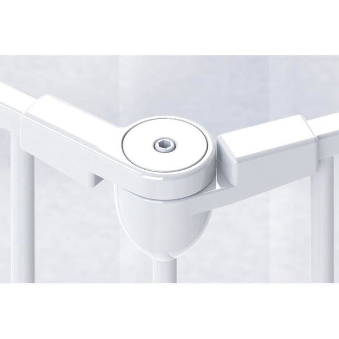 Tarc de siguranta modular cu 3 panouri, metal alb, Noma N94054 [6]