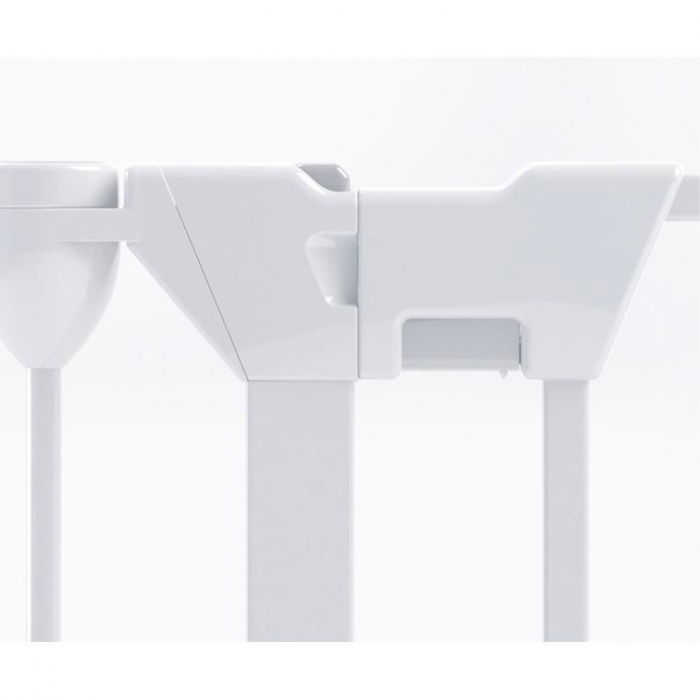 Tarc de siguranta pentru copii  modular cu 5 panouri, metal alb, Noma [7]