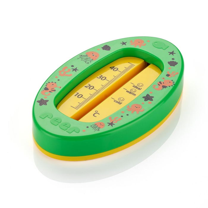 Termometru de baie pentru copii, fara mercur, fara BPA, 0+ luni, verde, Reer 24133 [3]