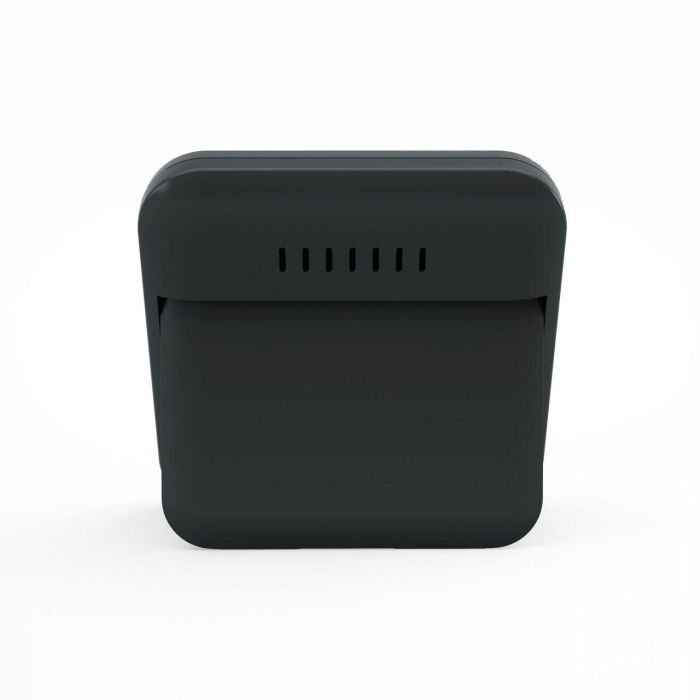 Termometru si higrometru digital de camera, ecran LCD, memorie, suport expandabil cu magnet, negru, AirBi SMILE BI1041 [3]