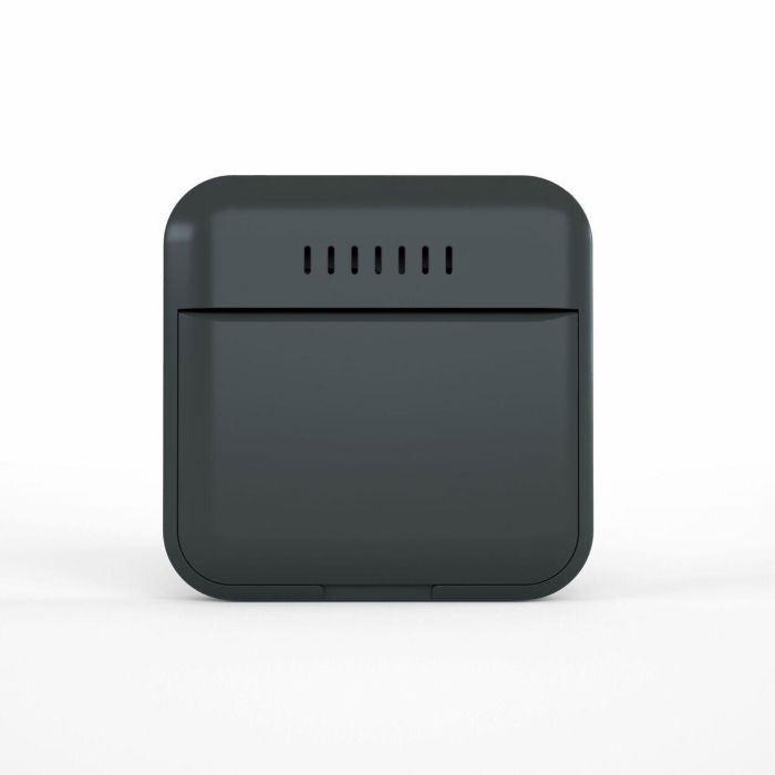 Termometru si higrometru digital de camera, ecran LCD, memorie, suport expandabil cu magnet, negru, AirBi SMILE BI1041 [4]