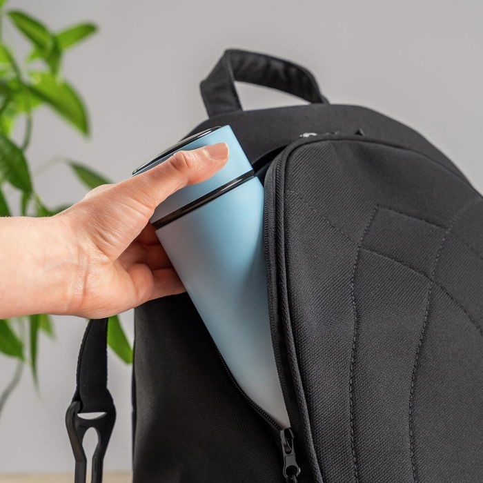 Termos din otel inoxidabil vidat ColourDesign, 450 ml, albastru, Reer 90023 [1]