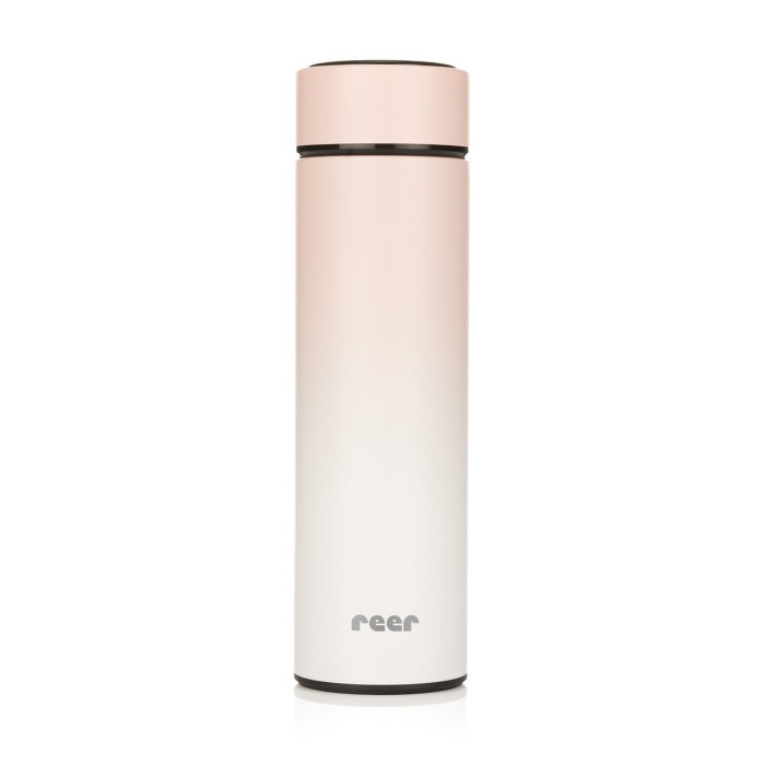 Termos din otel inoxidabil vidat ColourDesign, 450 ml, roz, Reer 90024 [1]