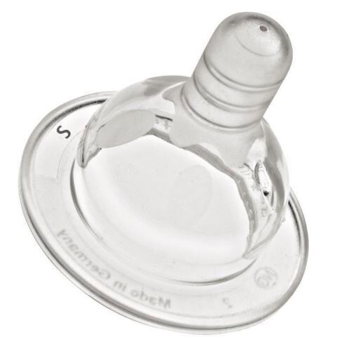 Tetine ortodontice silicon, pt biberoane wide, debit mediu (M), + 0 luni, NIP 33040 [1]