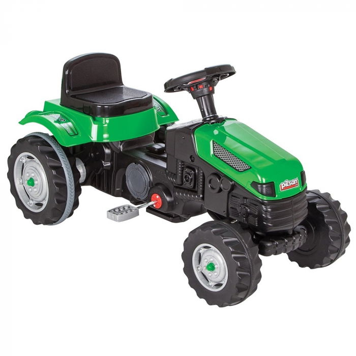 Tractor copii 3 ani+, cu pedale, verde, Pilsan Active [1]