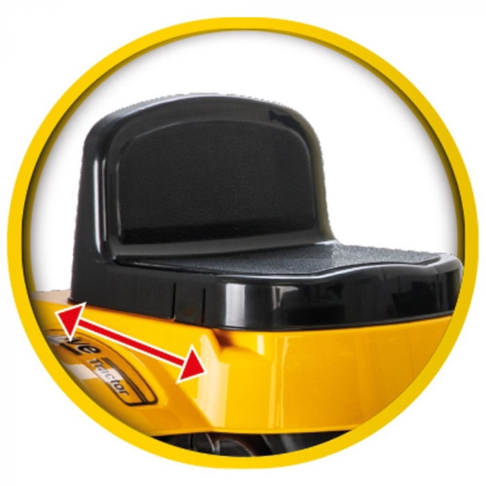 Tractor copii 3 ani+, cu pedale, galben, Pilsan Active [4]