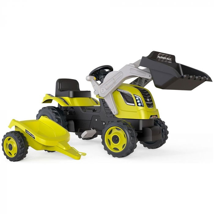 Tractor copii 3 ani+ cu pedale si remorca Smoby Farmer [1]