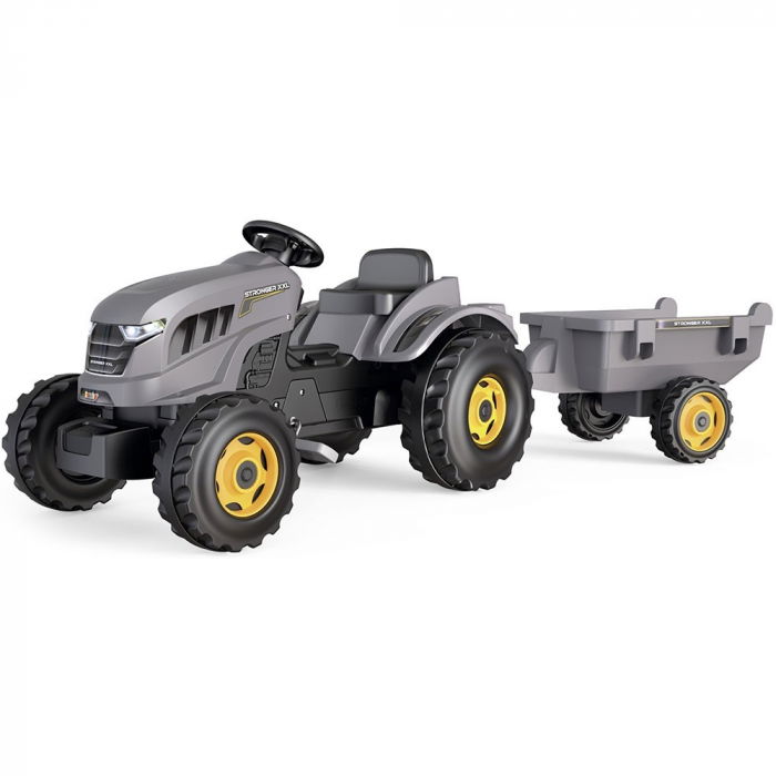 Tractor copii 3 ani+ cu pedale si remorca Smoby Stronger [1]