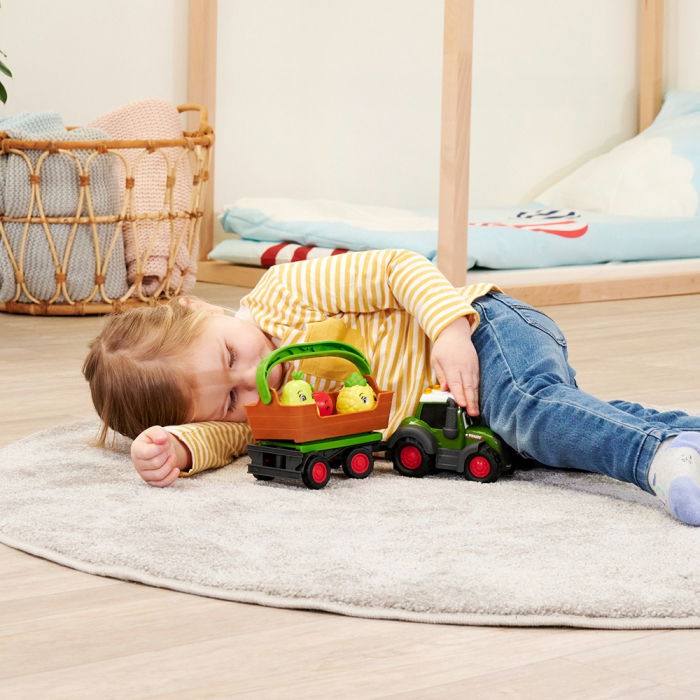 Tractor Simba ABC Freddy Fruit Trailer 30 cm cu lumini, sunete, remorca si figurine [6]