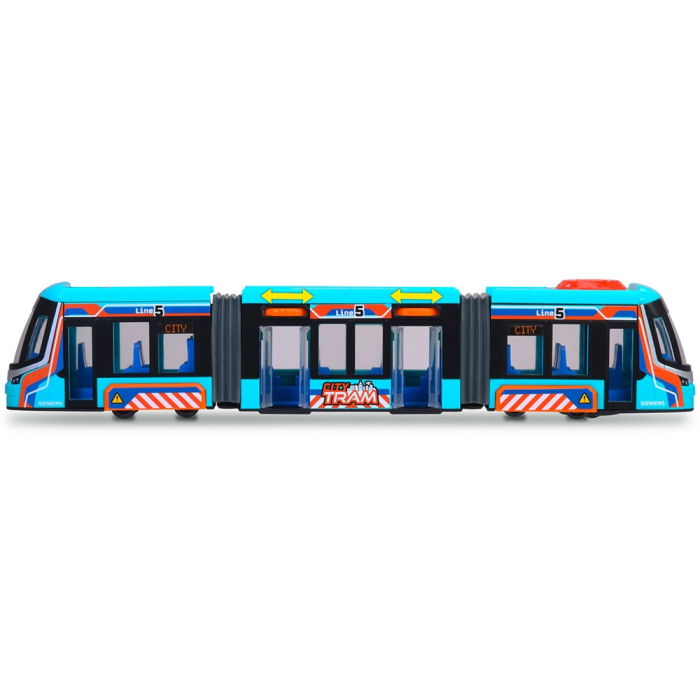 Tramvai Dickie Toys Siemens City Tram 41,5 cm albastru [6]