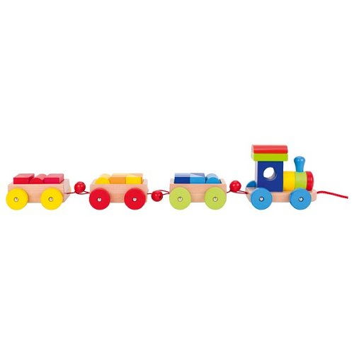 Trenulet jucarie, de lemn, cu accesorii [4]