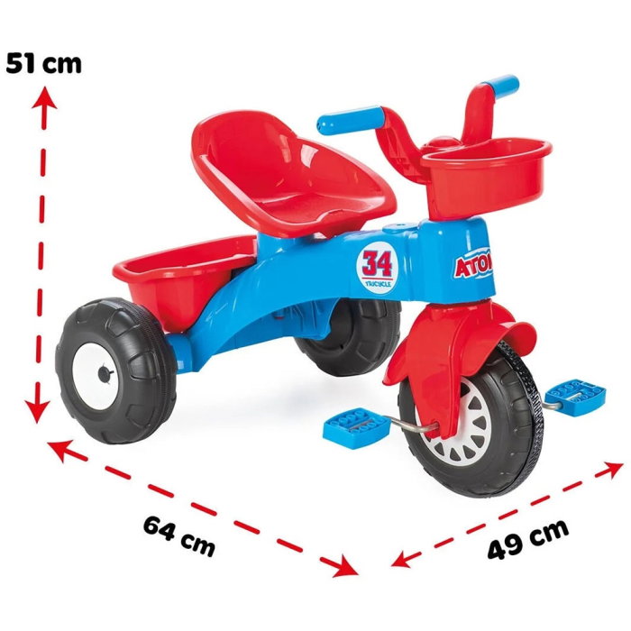 Tricicleta Pilsan Atom blue [2]