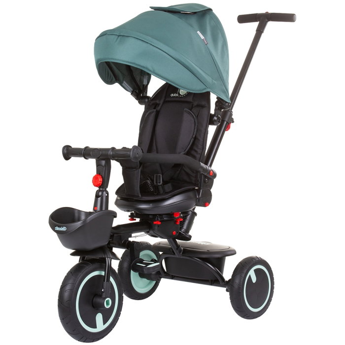 Tricicleta pliabila Chipolino Quick Fold cu sezut reversibil aloe [1]