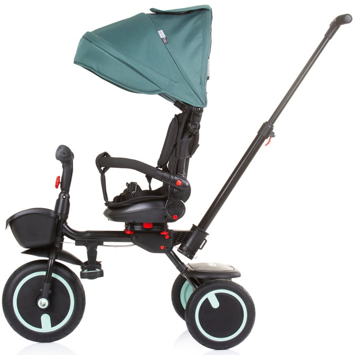 Tricicleta pliabila Chipolino Quick Fold cu sezut reversibil aloe [2]