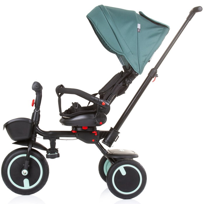 Tricicleta pliabila Chipolino Quick Fold cu sezut reversibil aloe [3]