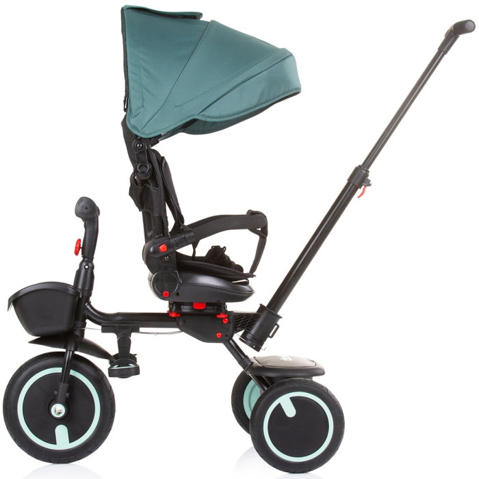 Tricicleta pliabila Chipolino Quick Fold cu sezut reversibil aloe [4]
