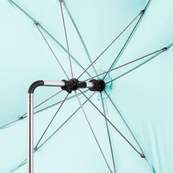 Umbreluta de soare ajustabila cu protectie solara UV 50+, pentru carucior bebelusi, menta, Reer ShineSafe Mint 84173 [8]
