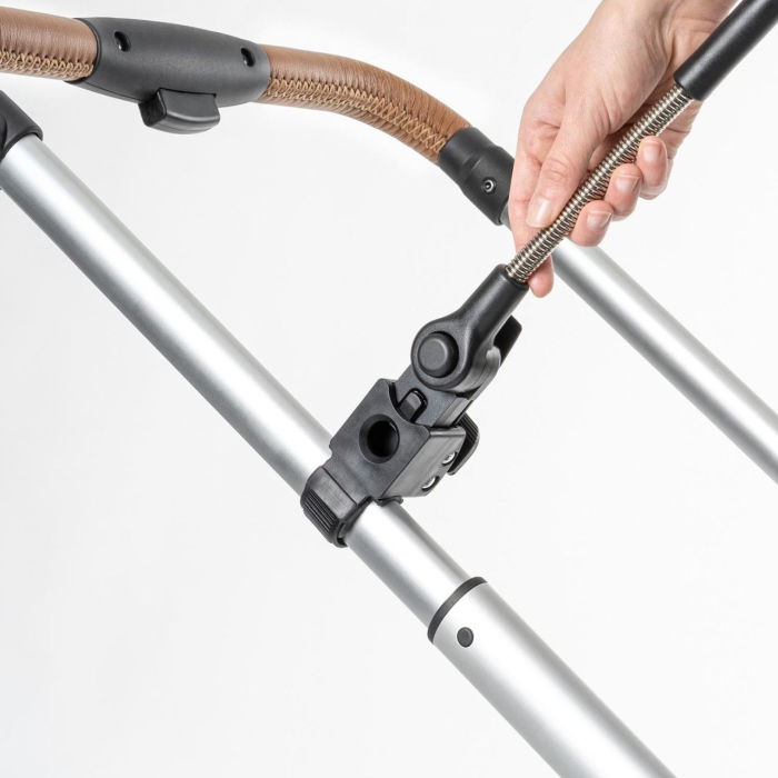 Umbreluta de soare ajustabila cu protectie solara UV 50+, pentru carucior bebelusi, menta, Reer ShineSafe Mint 84173 [1]