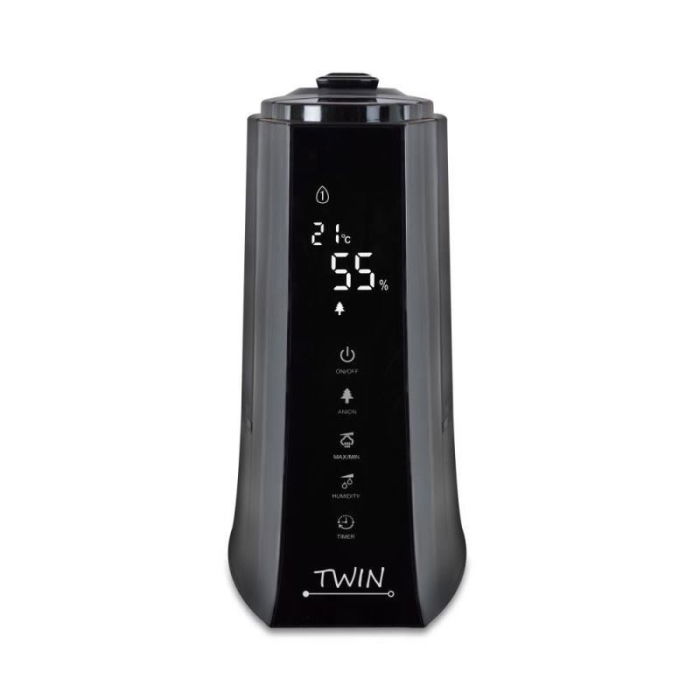 Umidificator cu ionizare si difuzor arome TWIN negru, Airbi BI3221 [2]