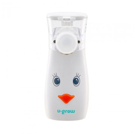 Aparat aerosoli U-Grow , portabil cu ultrasunete ,tehnologie silentoasa, masca de copii si adulti inclusa in pachet, design prietenos pentru copii [1]