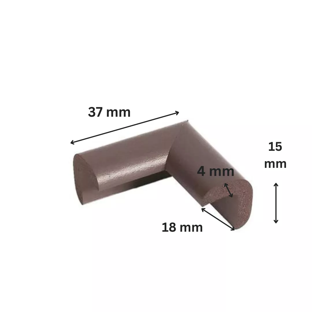 Aparatori colturi mobila, pentru uz industrial, maro [4]