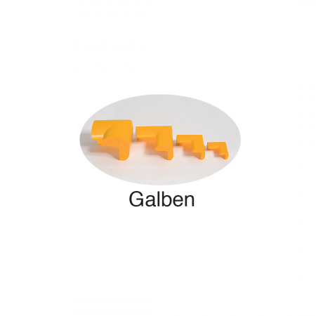 Aparatori colturi mobilier, uz industrial, galben [5]
