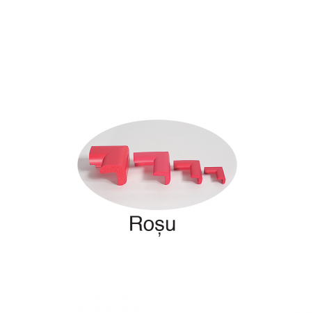 Aparatori colturi pentru mobila, uz industrial, rosu [5]