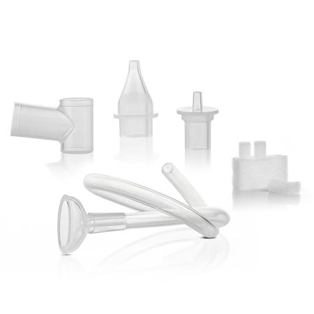 Aspirator nazal bebelusi, cu aspirare bucala, varf din silicon moale, sterilizabil la abur, cutie depozitare si 4 filtre, Reer 79139 [5]
