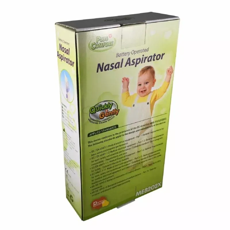 Aspirator nazal bebelusi, electric, silentios, portabil, 0+ luni, Plus Comfort [4]