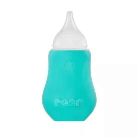 Produse îngrijire copii - Aspirator nazal bebelusi, manual, cu pompita, 0+ luni, Reer