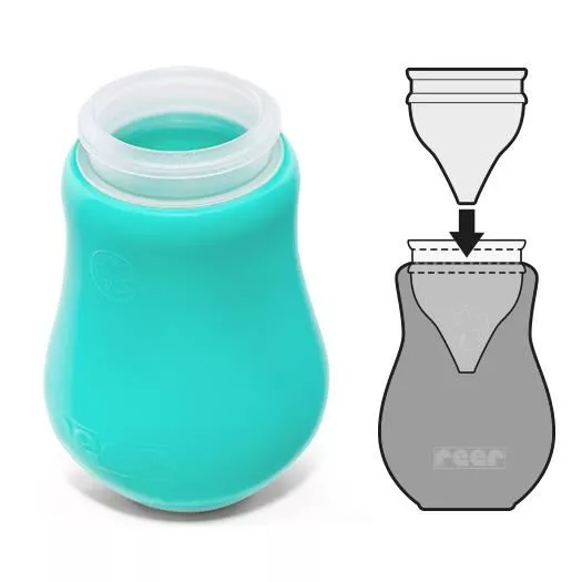 Aspirator nazal bebelusi, manual, cu pompita, 0+ luni, Reer [3]