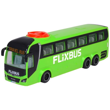 Produse - Autobuz Dickie Toys MAN Lion's Coach 26,5 cm Flixbus verde
